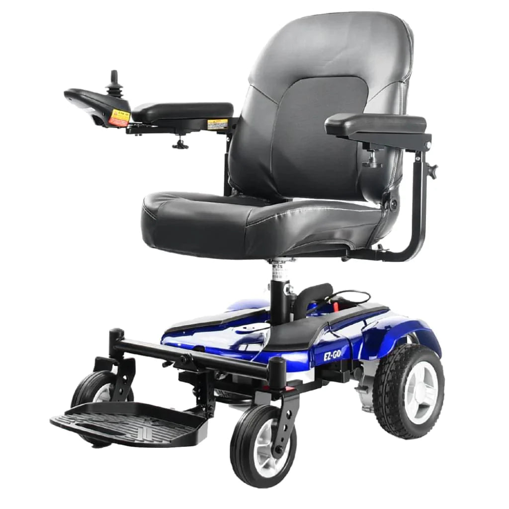 Merits EZ GO Electric Power Wheelchair P321 Wheelchairs Merits Health Blue