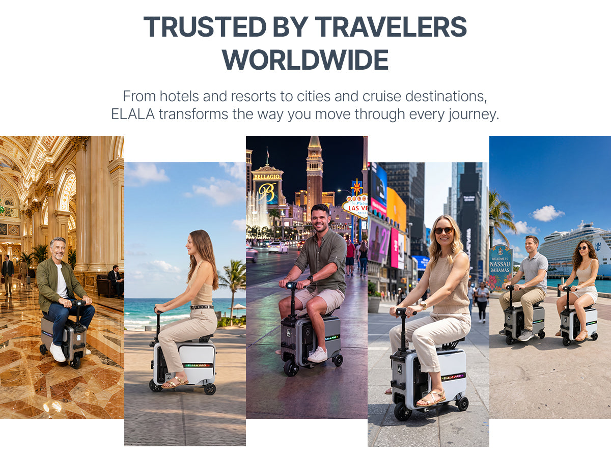 Elala Pro - The Dual Suspension Rideable Carry-On