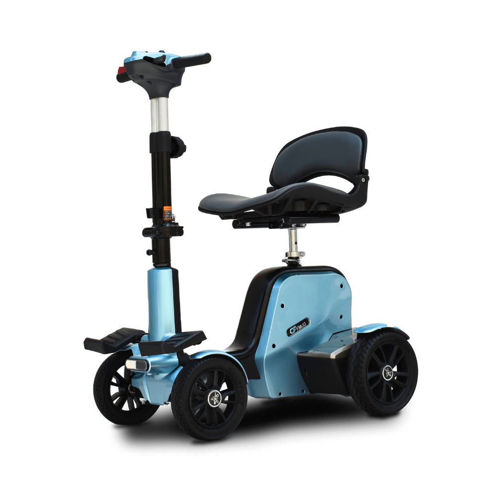  Ice Blue CityBug Mobility Scooter Front View