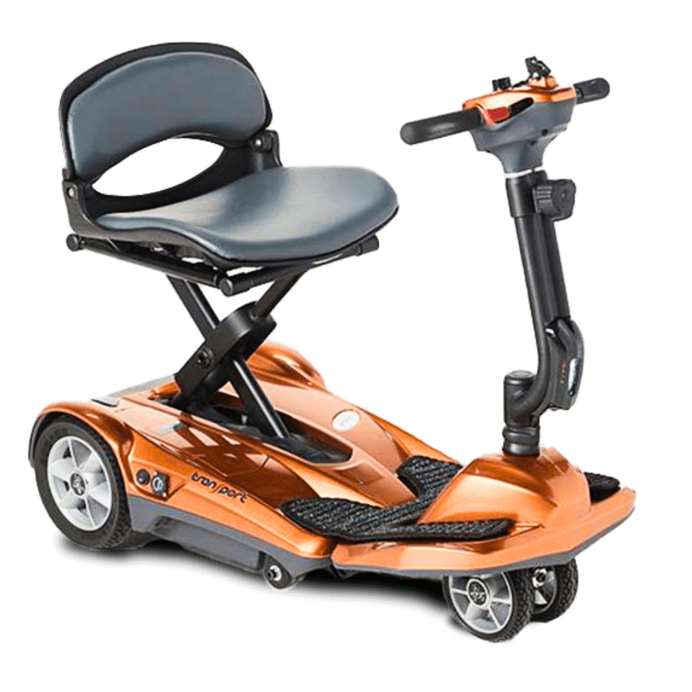 Copper Transport AF Plus Auto Folding Mobility Scooter Side View