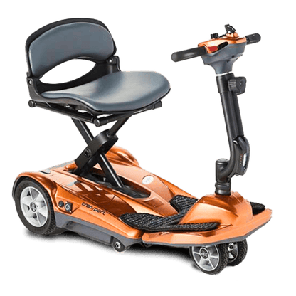 Copper Transport AF Plus Auto Folding Mobility Scooter Side View