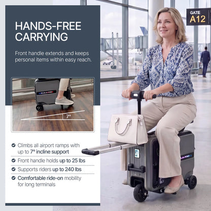 Elala Pro - The Dual Suspension Rideable Carry-On