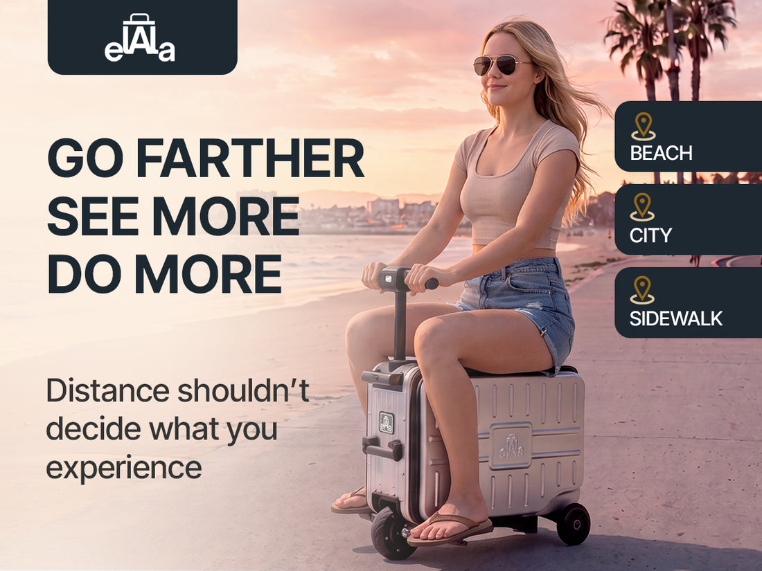 Elala Lite - The Lightweight Rideable Carry-On