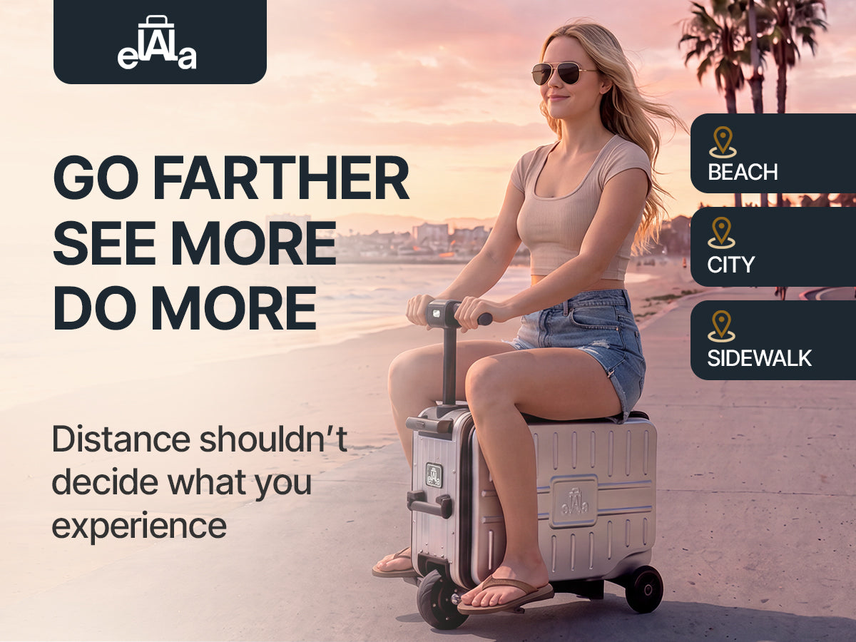 Elala Lite - The Lightweight Rideable Carry-On