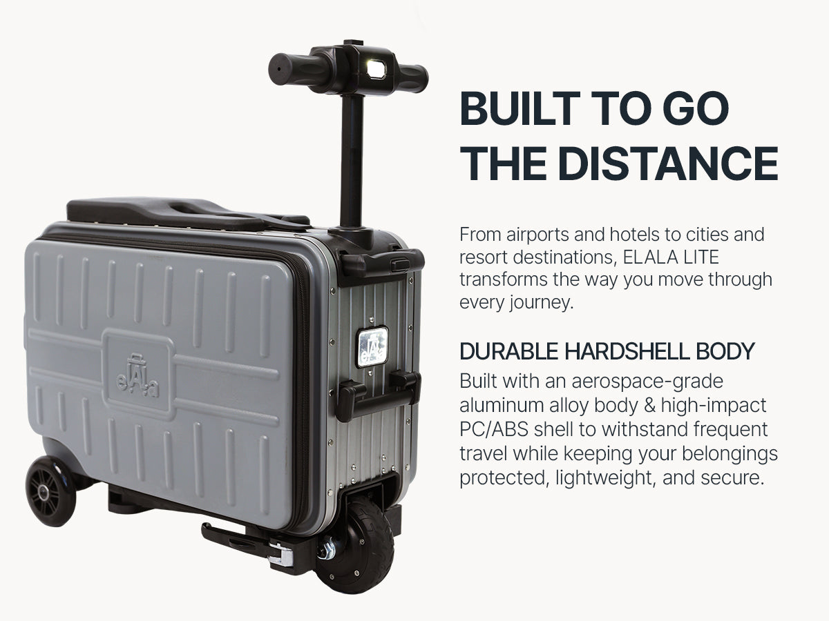 Elala Lite - The Lightweight Rideable Carry-On