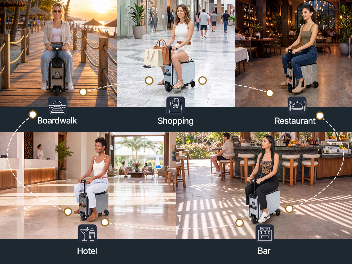Elala Lite - The Lightweight Rideable Carry-On