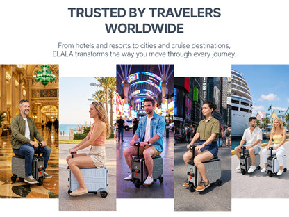 Elala Lite - The Lightweight Rideable Carry-On