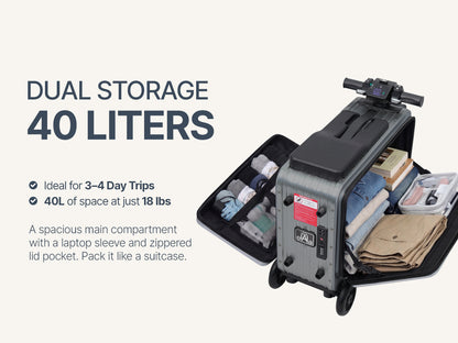 Elala Lite - The Lightweight Rideable Carry-On