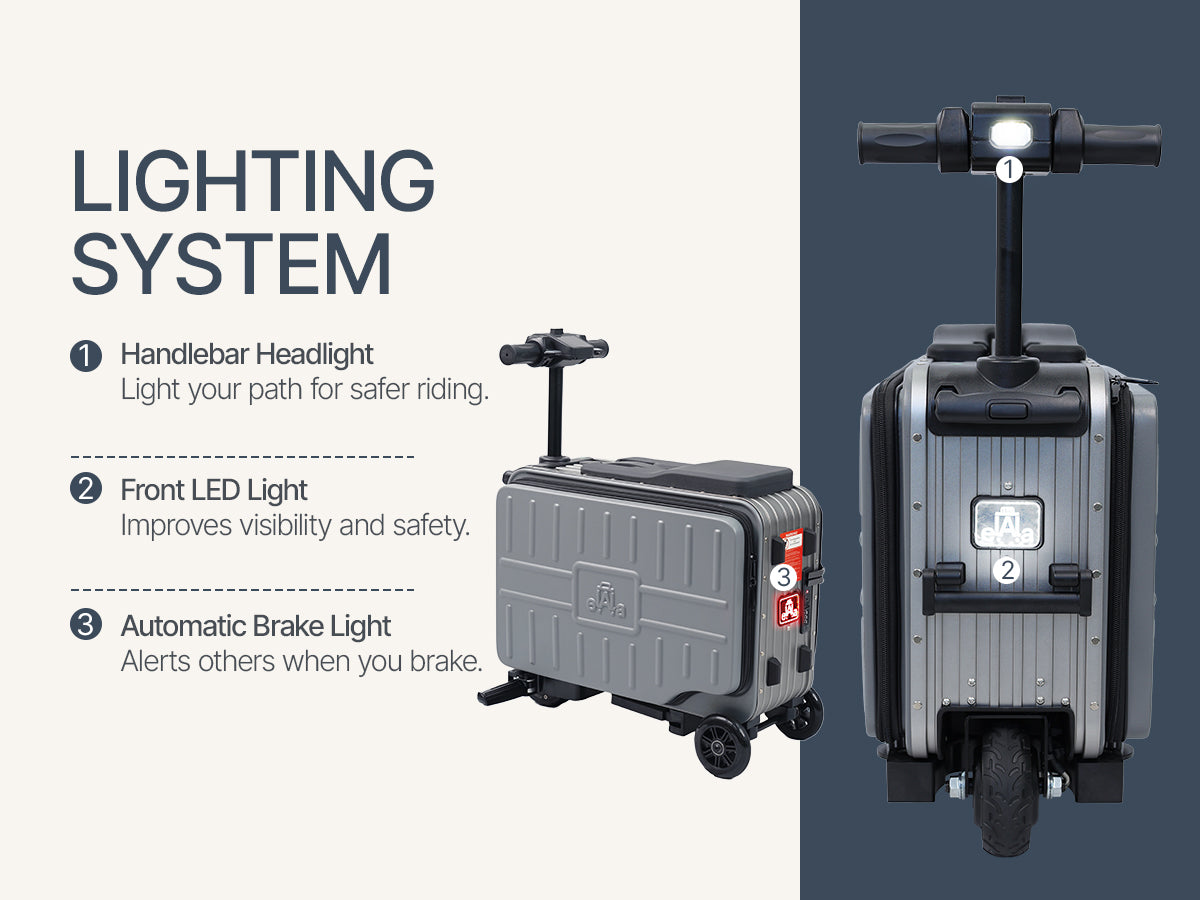 Elala Lite - The Lightweight Rideable Carry-On