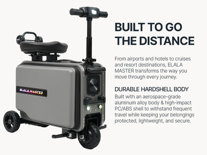 Elala Master - The Rideable Carry-On Built for Two