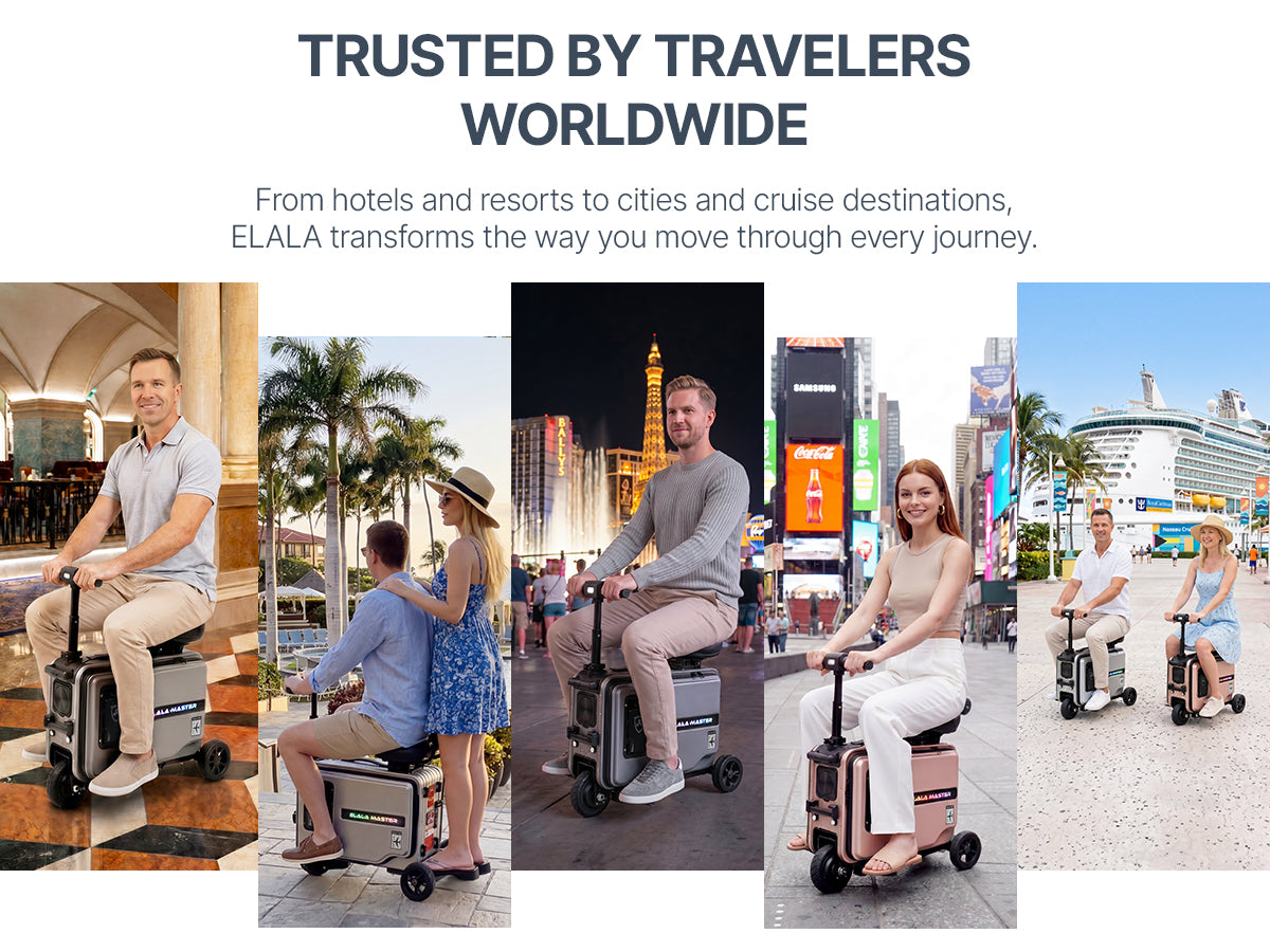 Elala Master - The Rideable Carry-On Built for Two
