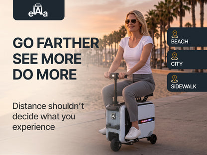 Elala Pro - The Dual Suspension Rideable Carry-On