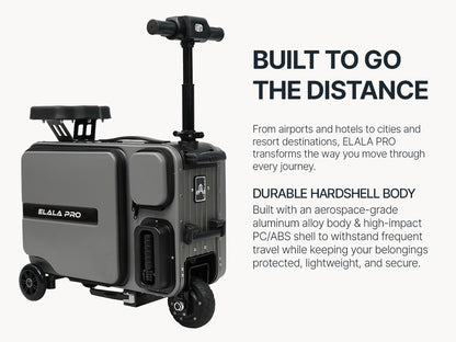 Elala Pro - The Dual Suspension Rideable Carry-On
