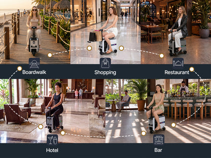 Elala Pro - The Dual Suspension Rideable Carry-On