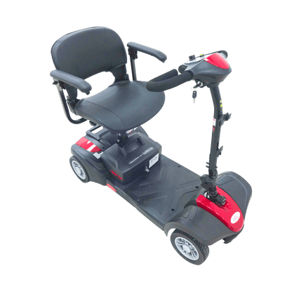 Red MiniRider Lite Portable Mobility Scooter Top View
