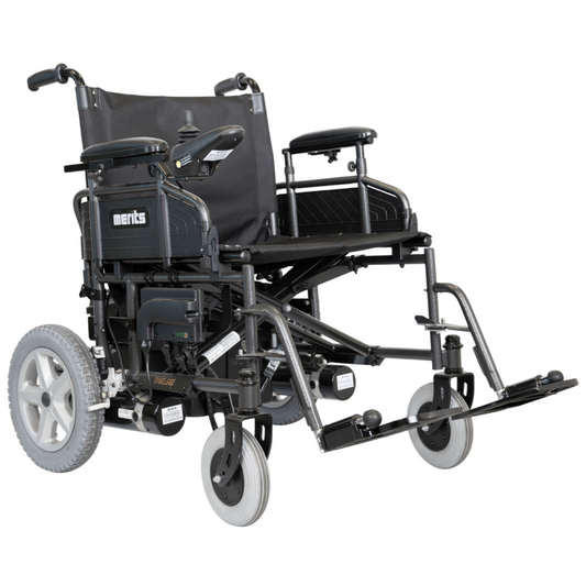 Merits Travel Ease HD Bariatric Foldable Power Wheelchair P181