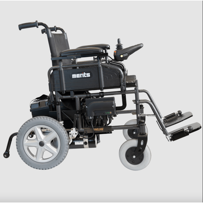 Merits Travel Ease HD Bariatric Foldable Power Wheelchair P181