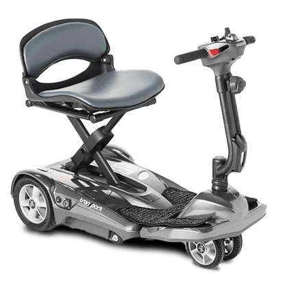 Silver Transport AF Plus Auto Folding Mobility Scooter Side View