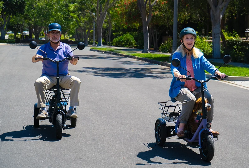 Gyroor   C5   Electric   Trike   –   1000W   Peak,   30-Mile   Range   &   Dual   Baskets