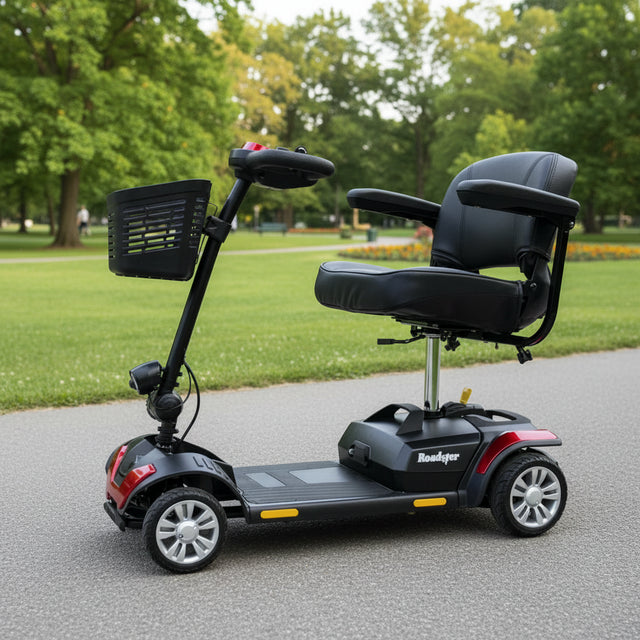 Merits Health Roadster S4 Mobility Scooter 4-Wheel S741RS4 Mobility Scooters Merits Health Red  