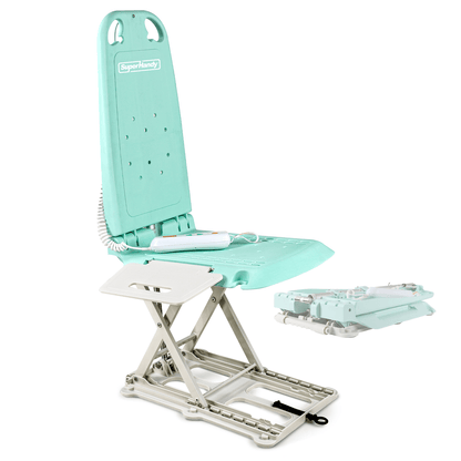 GoRise LT Portable Floor Lift - Lightweight (19lbs), Lift up to 330 Lbs, IP68 Waterproof