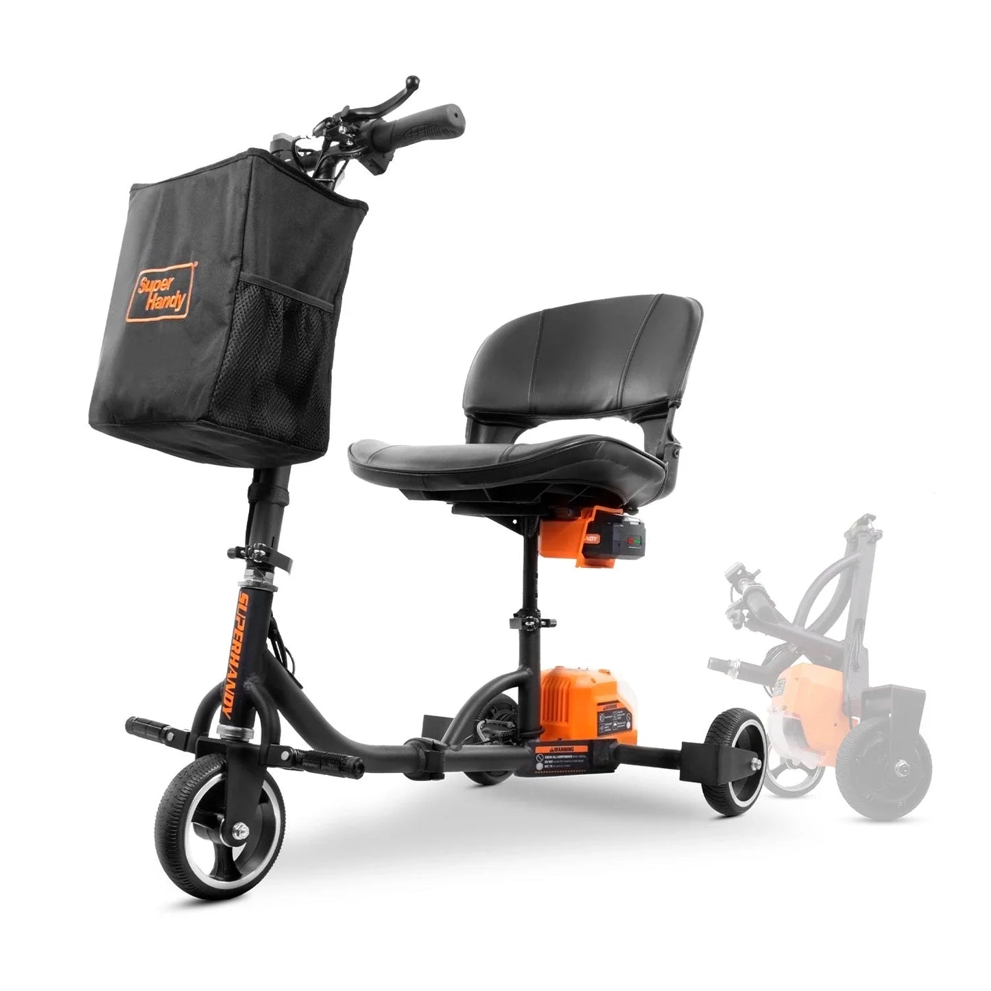 Passport Mobility Scooter - 48V 2Ah Battery, Lightweight (35 lbs), Foldable + Extra Battery