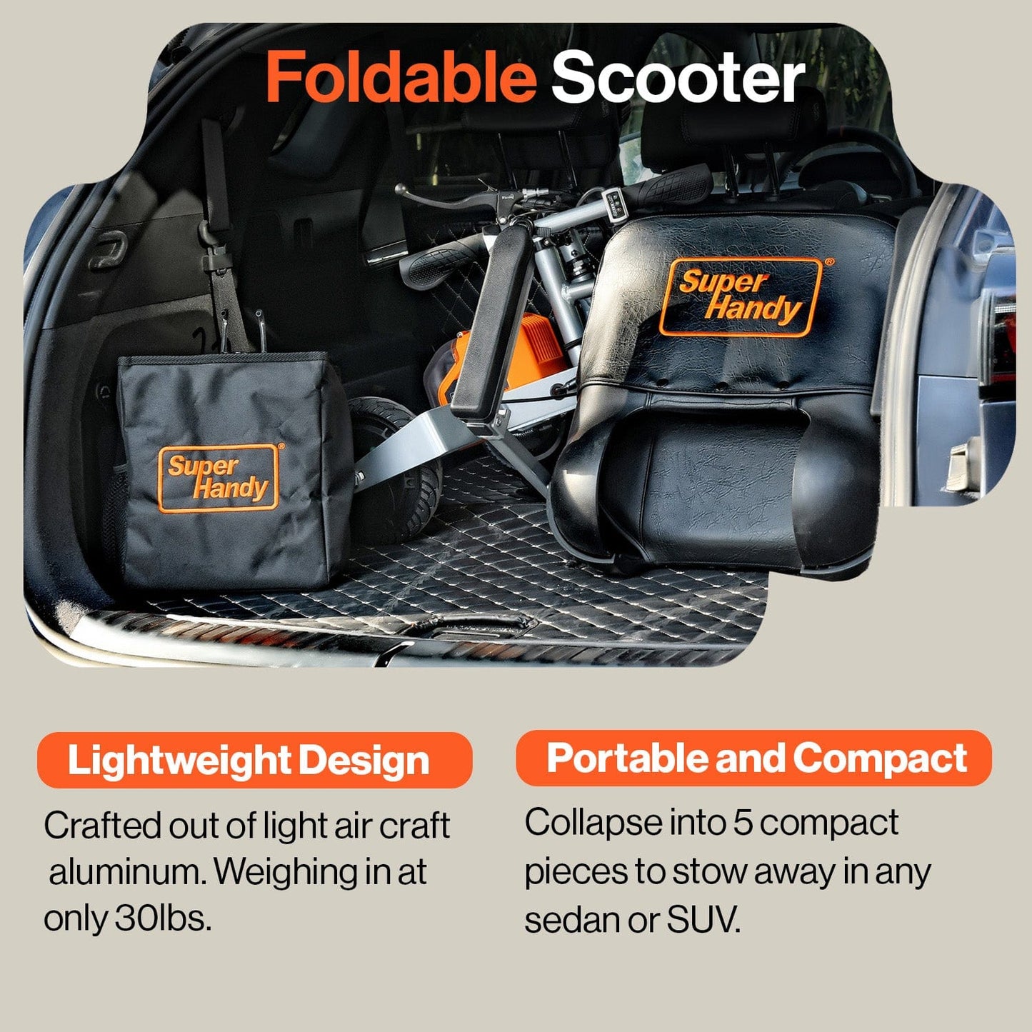 Passport Plus Mobility Scooter - 48V 2Ah Battery, 330Lb Max Weight