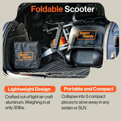 Passport Plus Mobility Scooter - 48V 2Ah Battery, 330Lb Max Weight