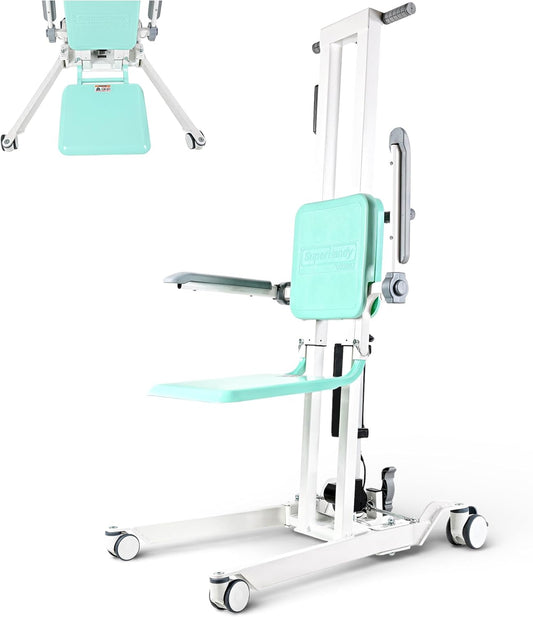 SuperHandy Transfer Floor Lift for Elderly, 500 lb Capacity Sit-to-Stand & Floor-to-Chair Lift