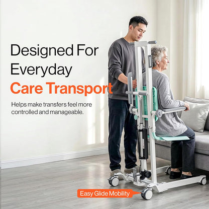 SuperHandy Transfer Floor Lift for Elderly, 500 lb Capacity Sit-to-Stand & Floor-to-Chair Lift